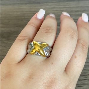 Silver and Gold Ring